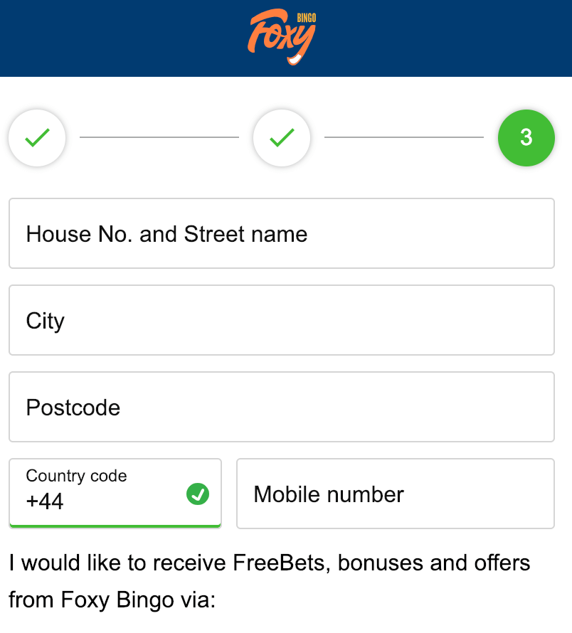 Foxy Bingo Free Bonus No Deposit
